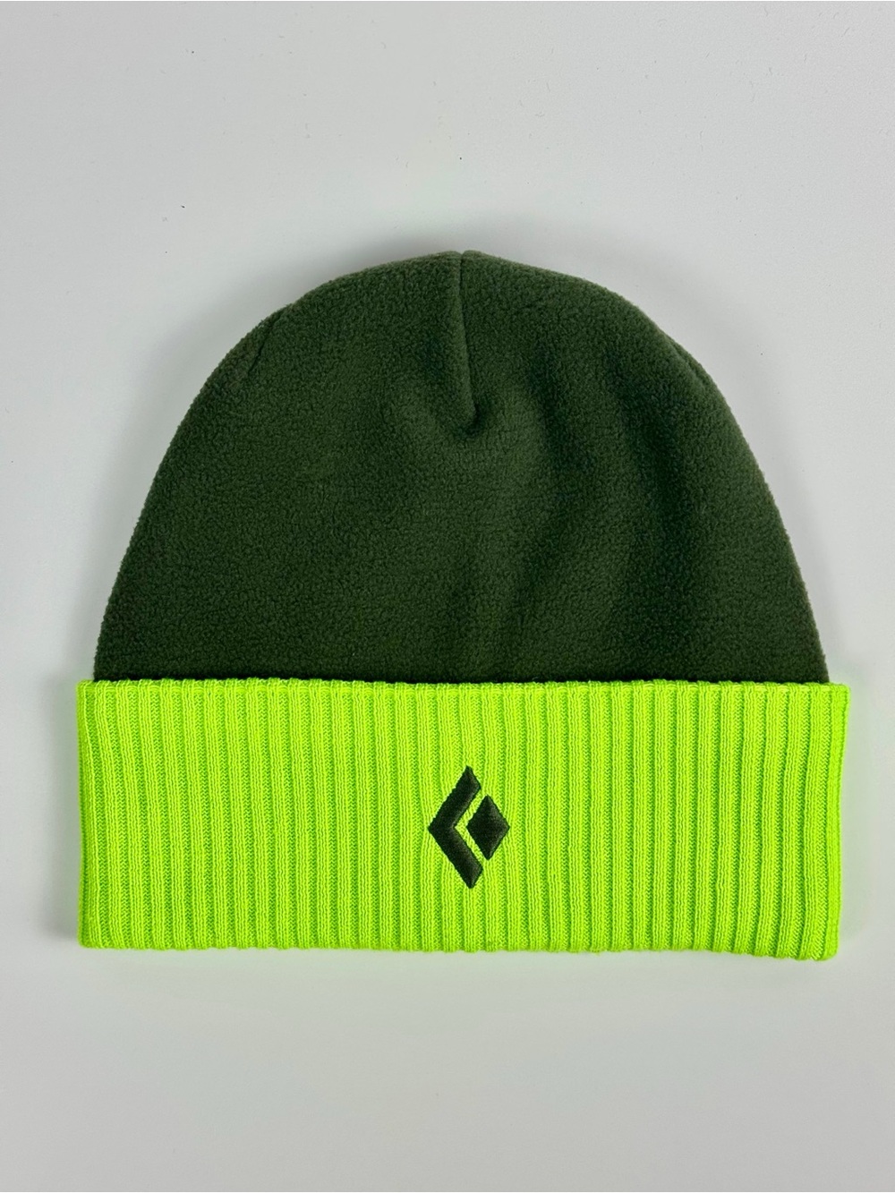 Black Diamond Fleece Beanie Lime Green Mountain Forest One Size Hat